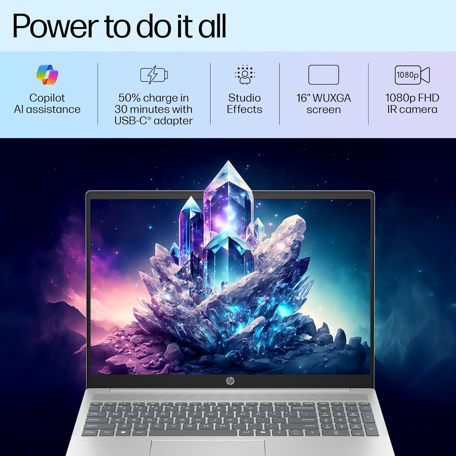 HP Pavilion Intel Core Ultra 5-125U Ai Powered Laptop